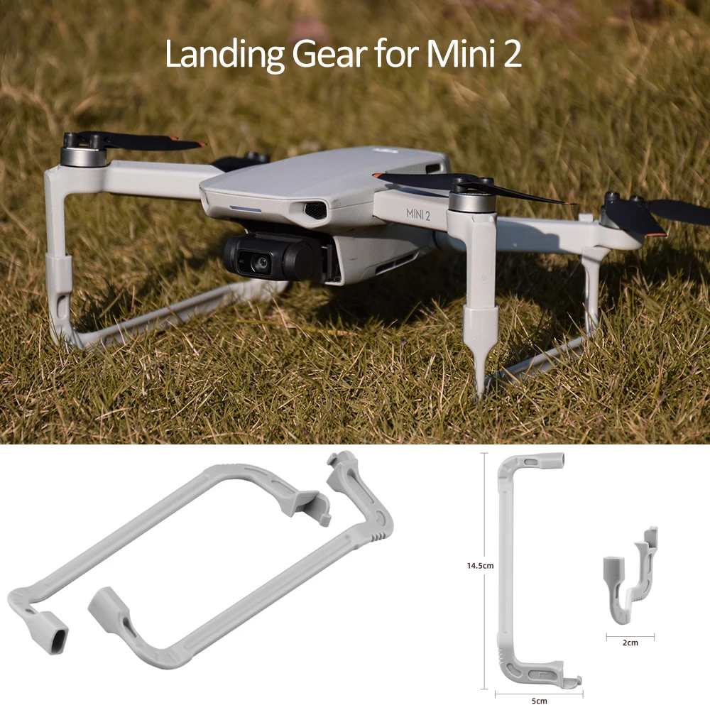 Extended Landing Gear for DJI Mavic Mini 2/SE Drone Support Leg Stabilizer Protector for Mini 2/SE Multifunctional Accessory