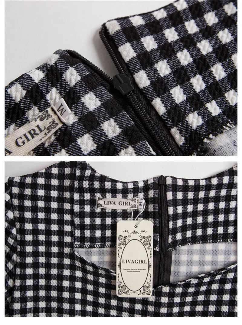 Женское элегантное платье для похудения летнее в ломаную клетку офисное женщин