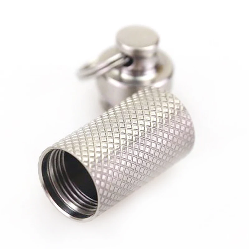 Портативная титановая мини бутылка для таблеток кемпинга контейнер лекарств