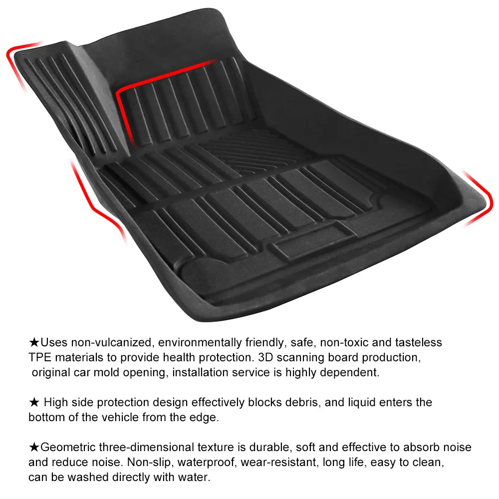 TPE Пользовательские Коврики полный комплект на заказ подходит для всех-погоды