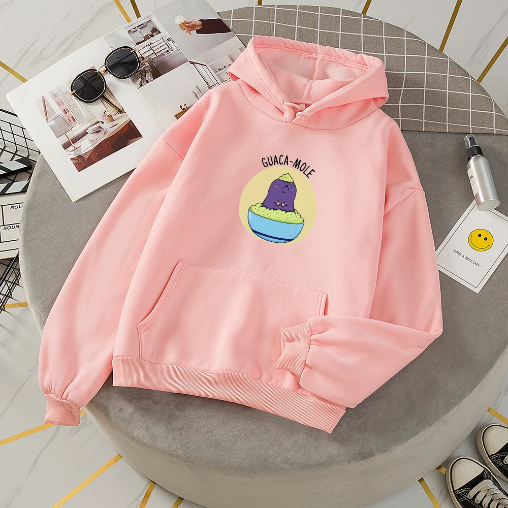 Hoodies Sweatsuit Woman Sweetshirt Hoodie Sudadera Plus Size Funny Thick Thicken Clothes Plus Velvet Female Sweatshirts for Girl