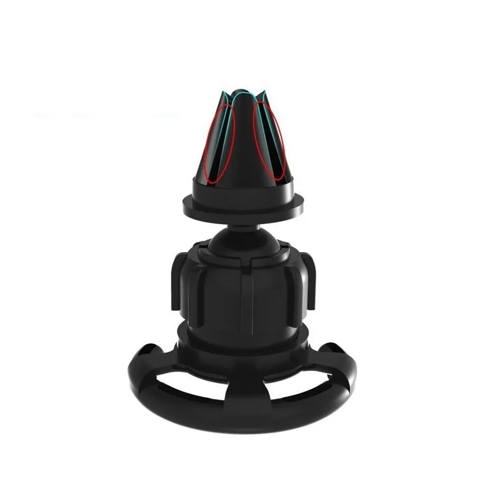 Автомобильный крепежный зажим для воздуховыпускного отверстия с поворотом на 360