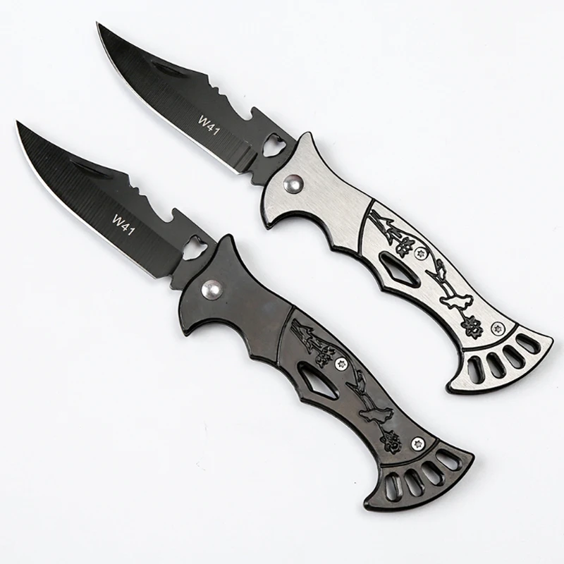 

Tactical knife pocket folding stainless steel knife, a good gift for hunting, camping, survival, outdoor daily carry