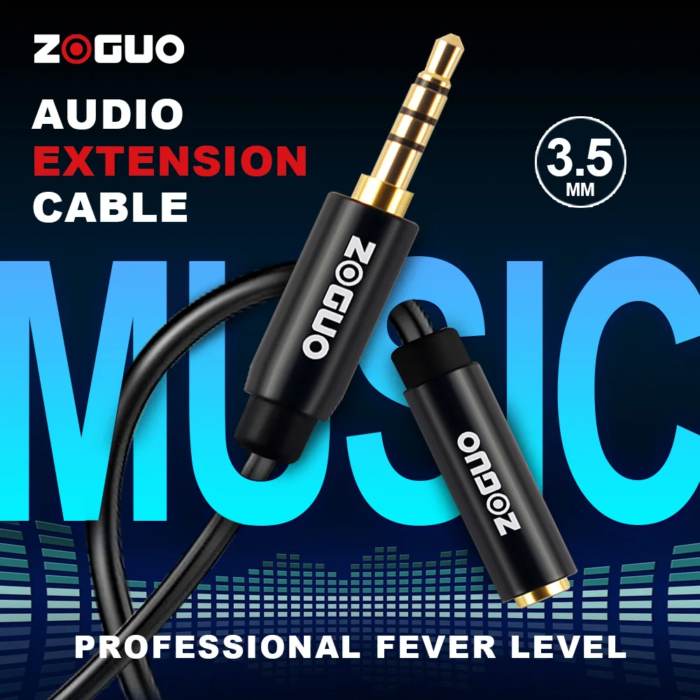 

HIFI High-fidelity 3.5mm Male-to-female Extension Cable Supports Microphone for Headphones Mobile Phone Audio Extension Cable