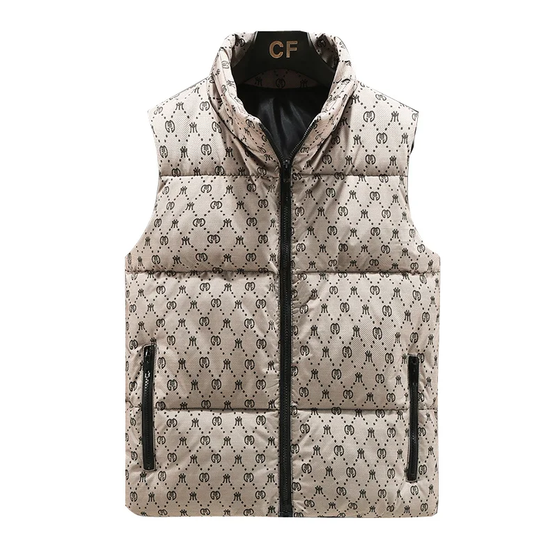 2021 Hot-selling New Men's Winter Vest Warm Hooded Vest Men Casual Waistcoat Sleeveless Jackets Men Thicken Parkas Dropshipping