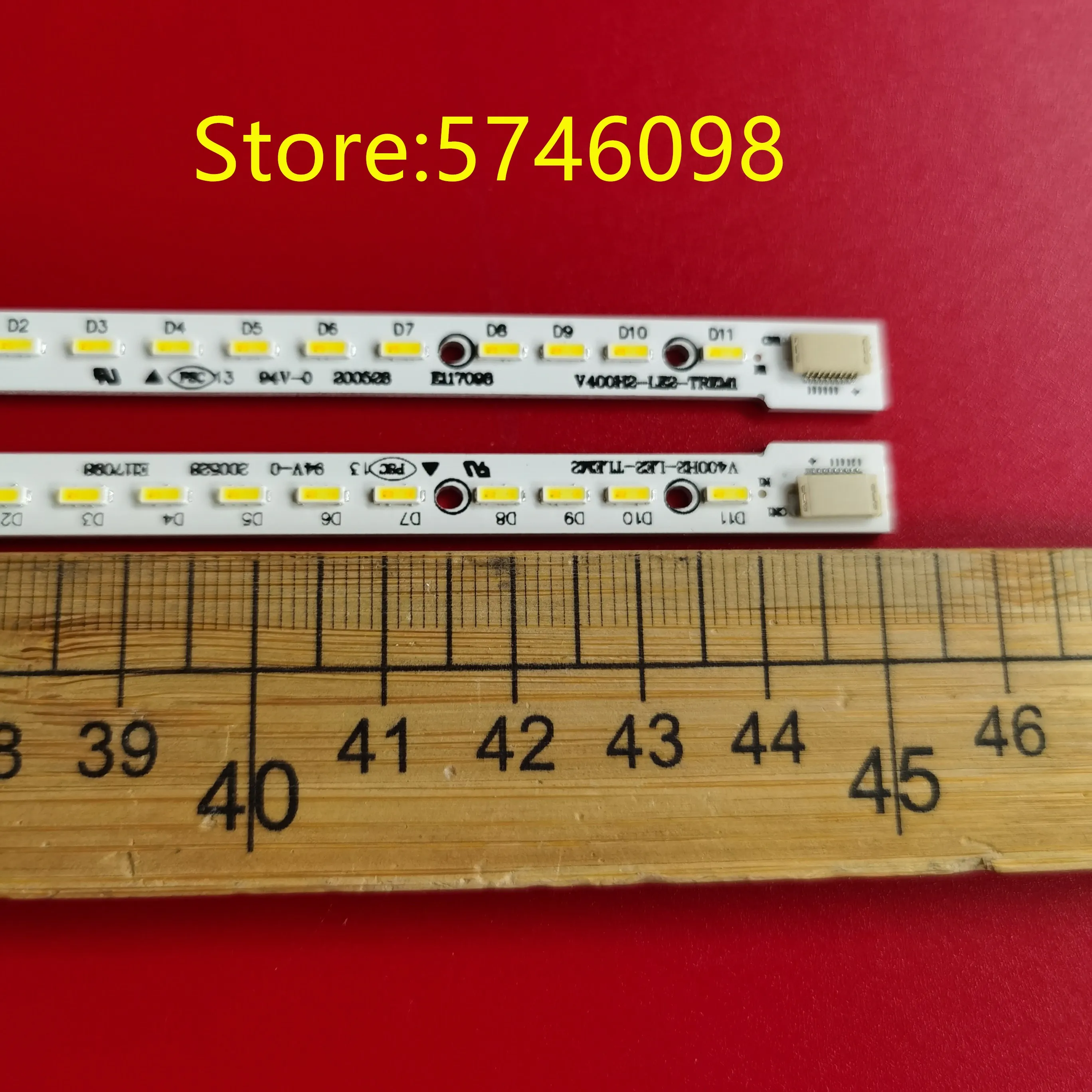 Светодиодный Подсветка полосы для 40AL800 40EL100C V400HJ2-LE2 E187565 V400H2-LE2-TLEM2 TLEM2 V400H2-LE2-TREM2 TREM1 |