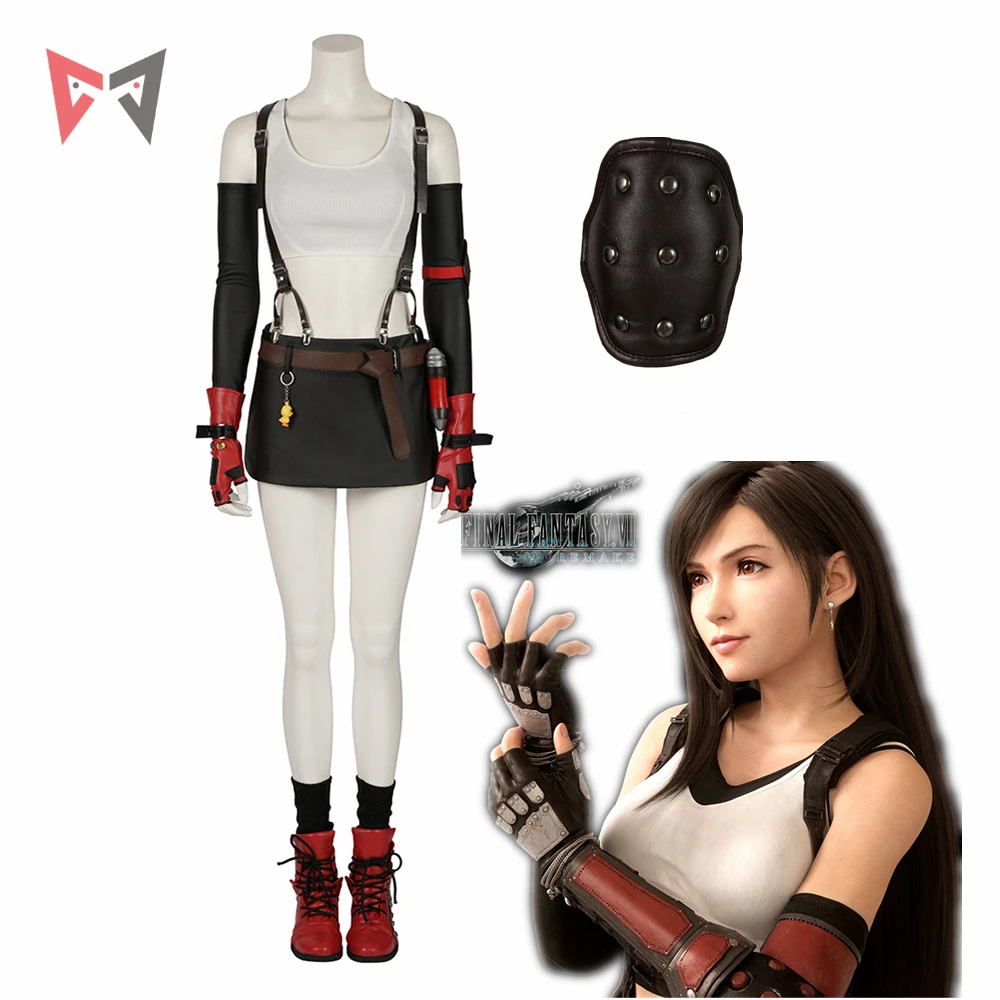 Костюм для косплея финальная фантазия Vii ремейк Tifa Lockhart костюм на Хэллоуин