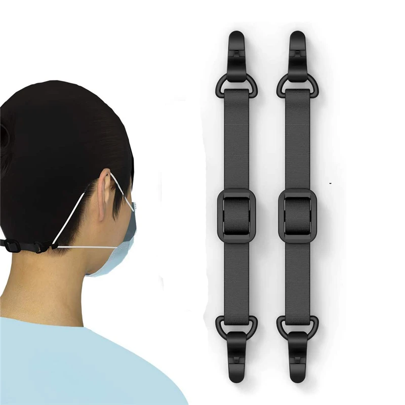 

40 Pcs Face Mask Extender Strap Hook Adjustable Anti-Slip Mask Ear Grips Relieve Ear Pain Mask Fixing Buckle Wholesale X2