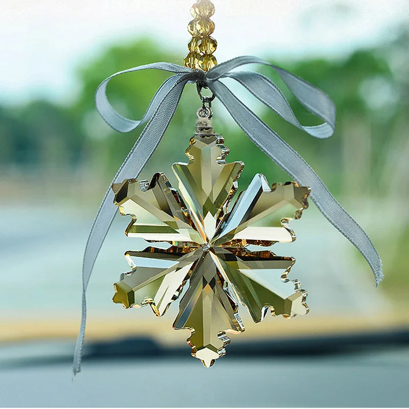 Рождественский подарок прозрачный кристалл большие снежинки украшения Ловец