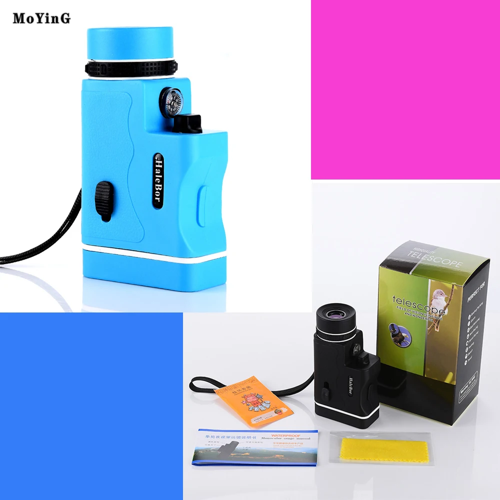 

Телескоп для охоты, гольфа и спортивных мероприятий, цветной инфракрасный телескоп высокой четкости, электронный монокуляр, дальномер, руч...