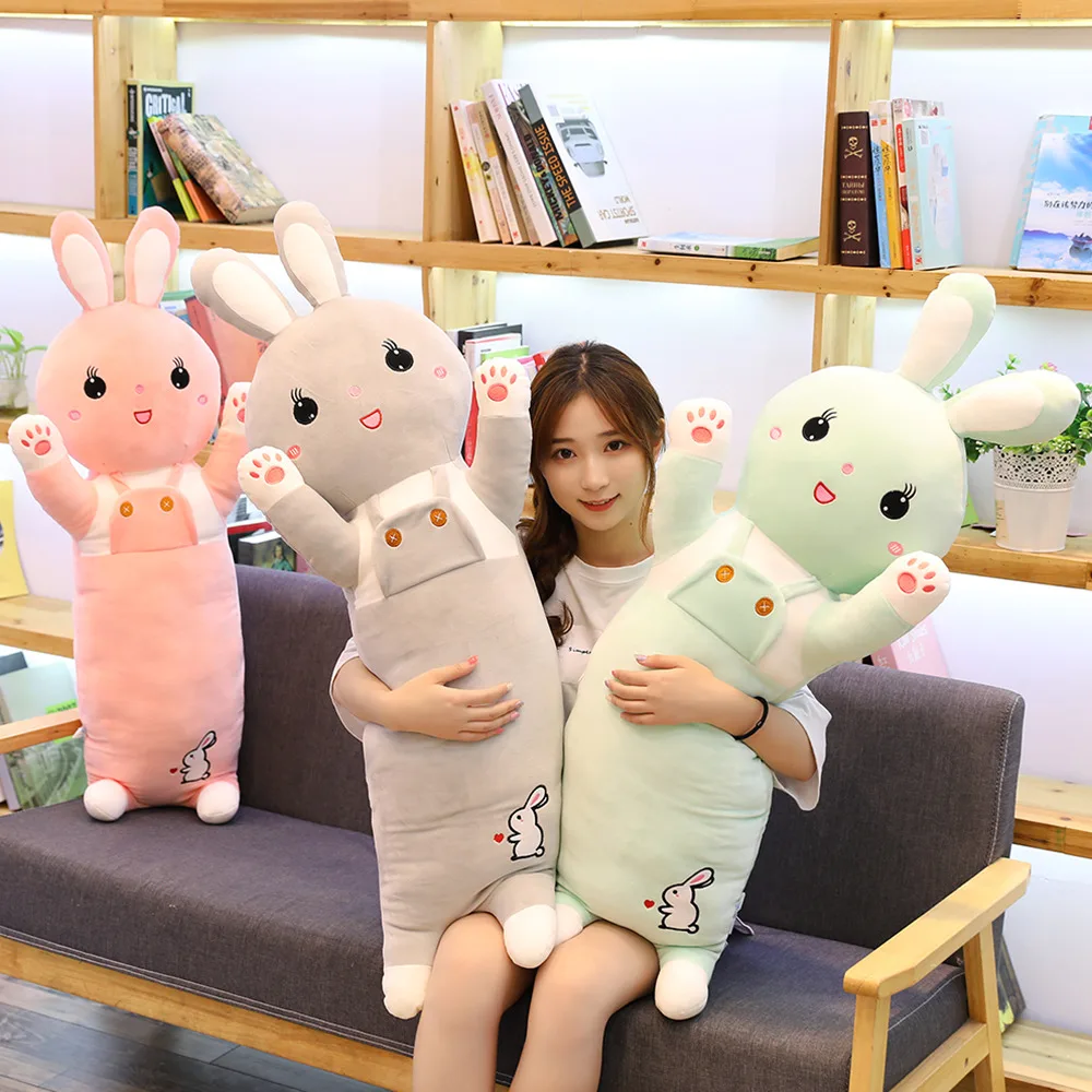 

1pc 50-110CM Cartoon Stuffed Rabbit Plush Toys Lovely Long Pillow Sleeping Cushion Dolls for Children Baby Birthday Gifts