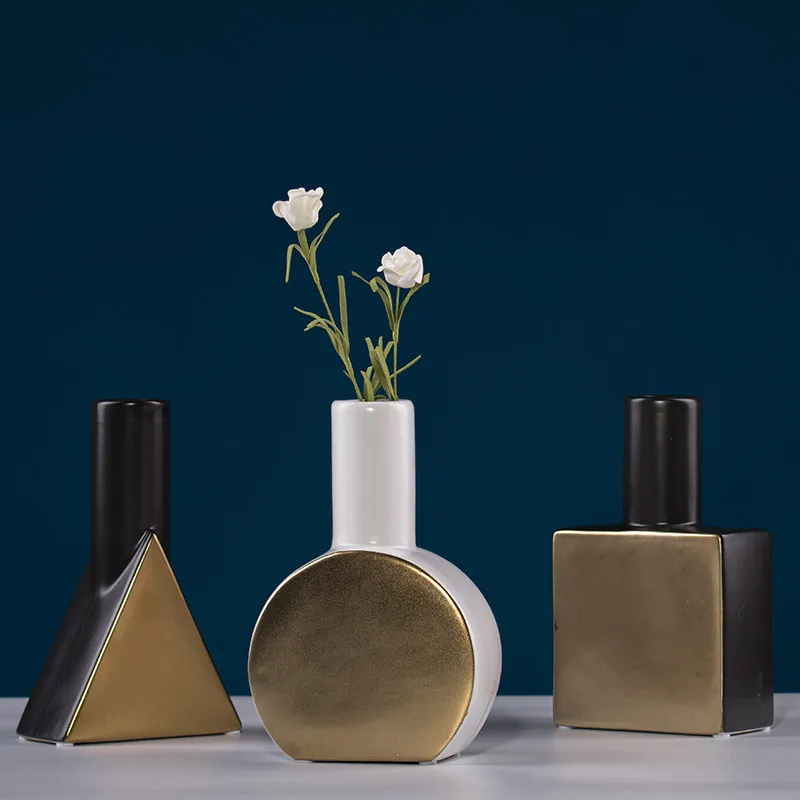 Ваза в скандинавском стиле украшения домашний геометрический творческие