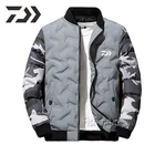 2021 лоскутное рыболовное пальто для мужчин, хлопковая толстовка с капюшоном, ветрозащитная одежда для рыбалки Daiwa, теплая осенне-зимняя спортивная куртка для пешего туризма