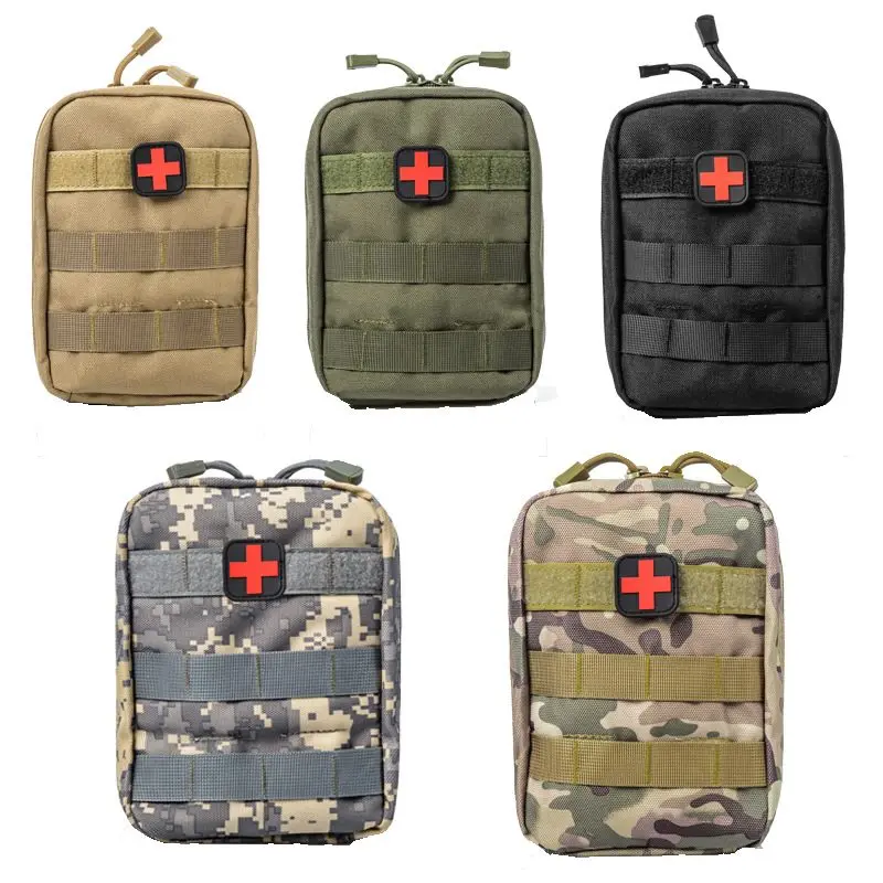 

New Outdoor Molle Pouch Military Tactical EDC Waist Bag Army Accessories Portable Pocket Medical Kits Bag Emergency Backpack