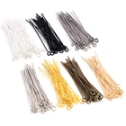 200 шт.пакет, 16, 20, 25, 30, 30, 35, 40, 45, 50 мм, булавки для головы глаз, классические, 7 цветов, с покрытием, булавки для глаз, для ювелирных изделий, сделай сам, принадлежности