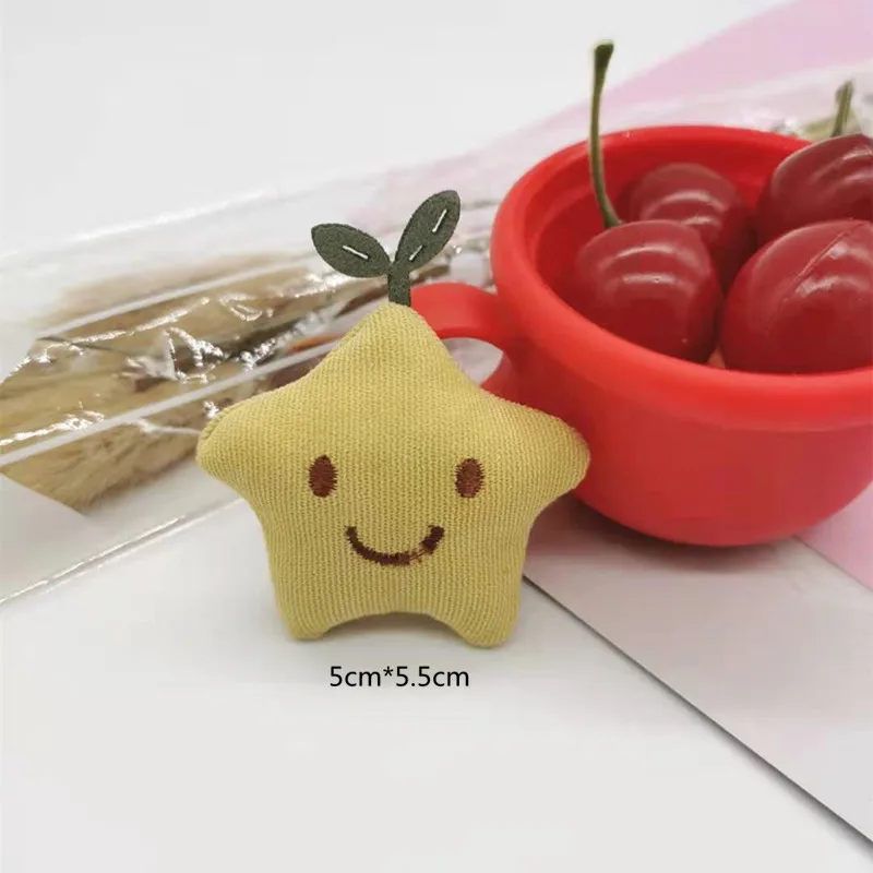 20 шт./лот плюшевые Мультяшные пятиконечные звезды аппликация поделки для детей