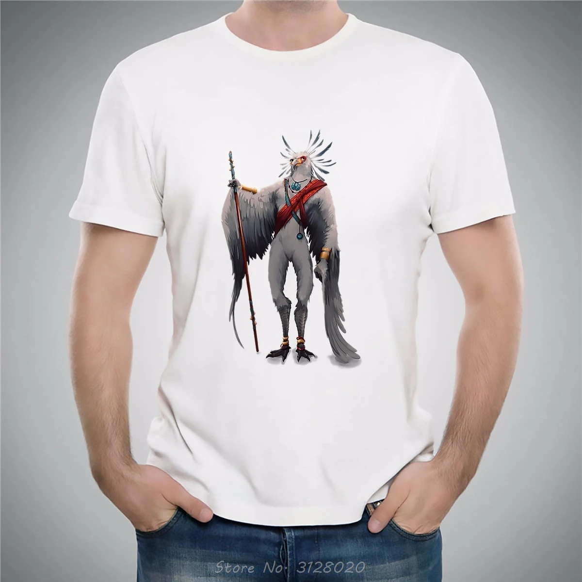 Футболка мужская с изображением животных тенниска рисунком ниндзя мастера