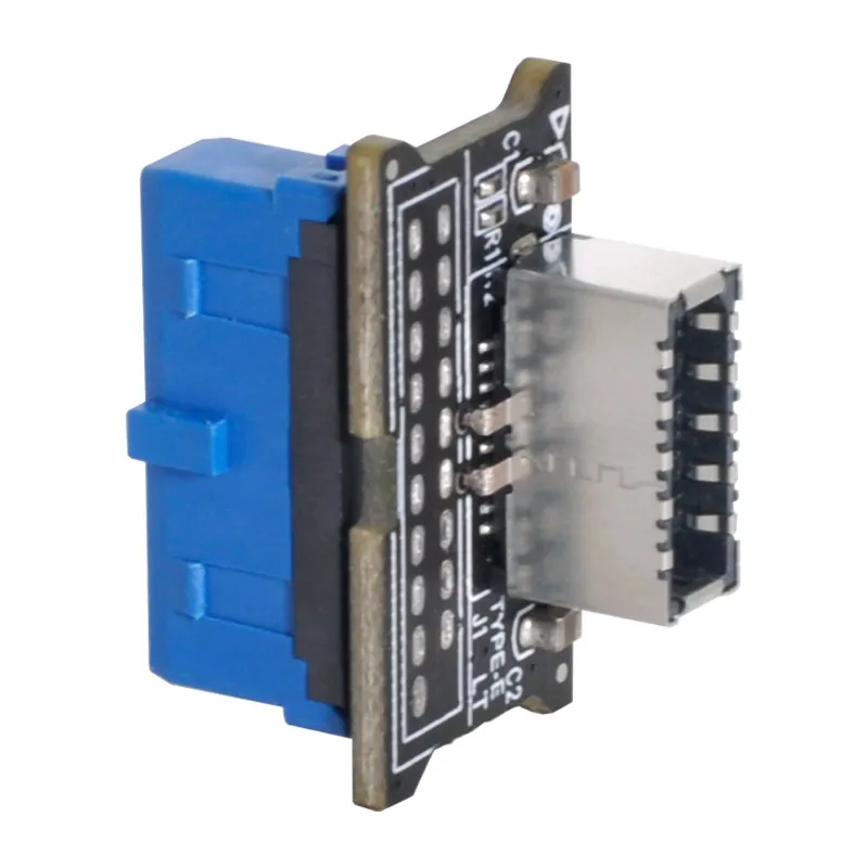 Вертикальная Розетка USB 3 1 для передней панели с ключом а Type E на 0 20 контактный