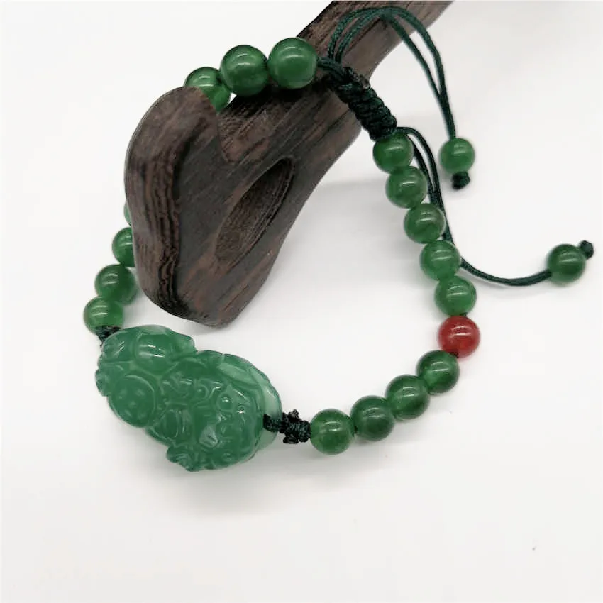 Дропшиппинг Jades браслет jadeite PIXIU ручной Lucky для мужчин и женщин ювелирные изделия |