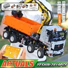 Радиоуправляемая игрушка MOULDKING, грузовик Arocs 3245, самосвал, совместимый с 42043, креативные строительные блоки, кирпичи, сборная модель, игрушки, подарки