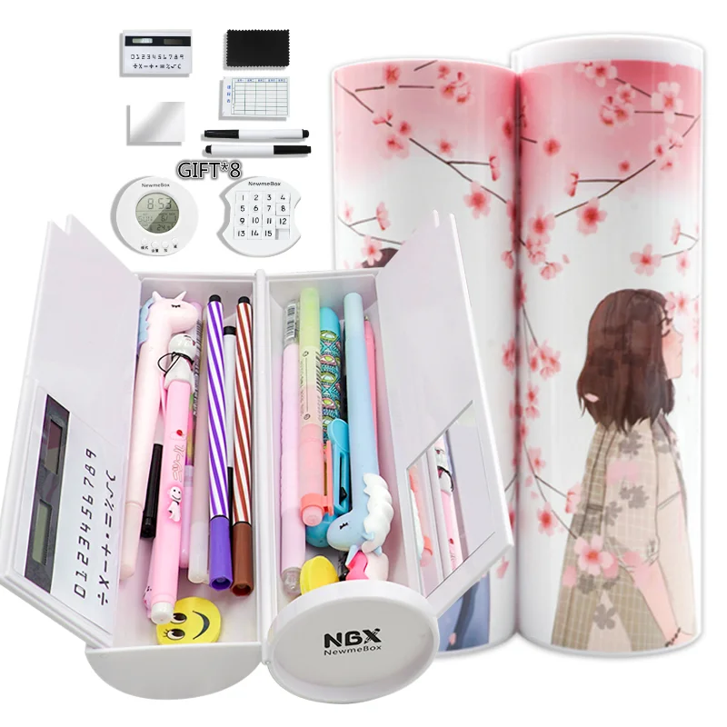 Чехол для карандашей NBX ящики офиса канцелярские принадлежности школы 2021 милый