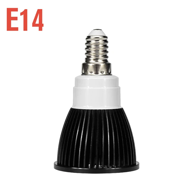 E14 4 шт. Светодиодный точечный светильник GU10 MR16 E27 E14 дневной холодный теплый белый светильник для выращивания 220 в 240 В светодиодный COB Чип для вниз светильник Настольная лампа Lampara - Испускаемый цвет: E14
