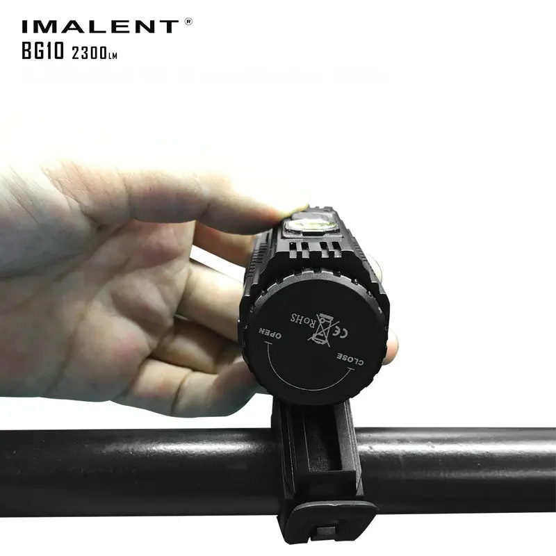 IMALENT BG10 светодиодный светильник-вспышка с зарядкой от usb, велосипедный светильник CREE XHP50 2300LM, светодиодный S O светодиодный экран, водонепроницаемый велосипедный светильник+ аккумулятор 26350