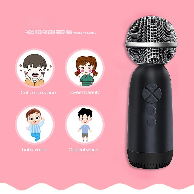 Wireless Microphone 5 In 1 Recording Singing Children Adult Karaoke | Microphones