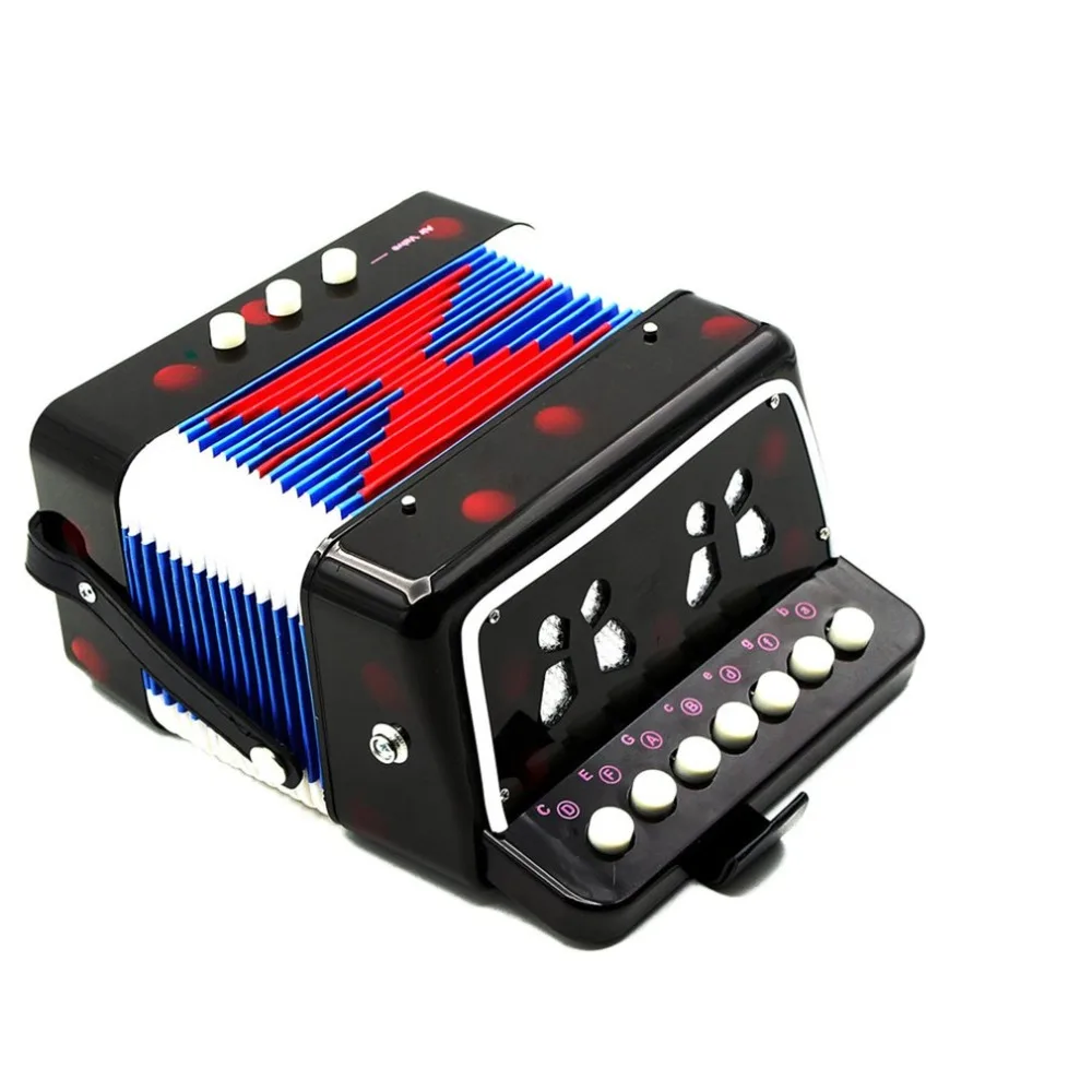 

1PCS Mini Kids Accordion 7-Key 3 Bass Educational Childrens Beginner Practice Music Instrument Band Toy