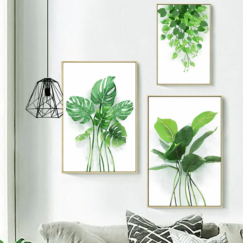 Современная Минималистичная настенная подвесная краска для дивана в Северном