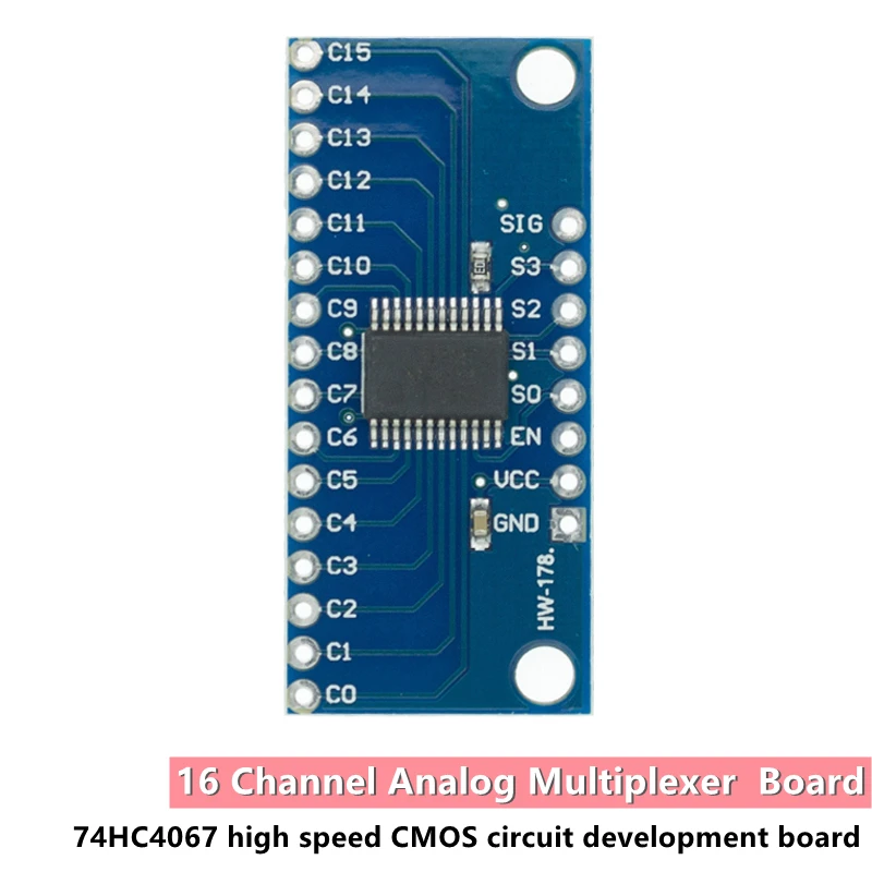 CD74HC4067 16 канальный с аналоговым и цифровым дисплеем мультиплексор коммутационная