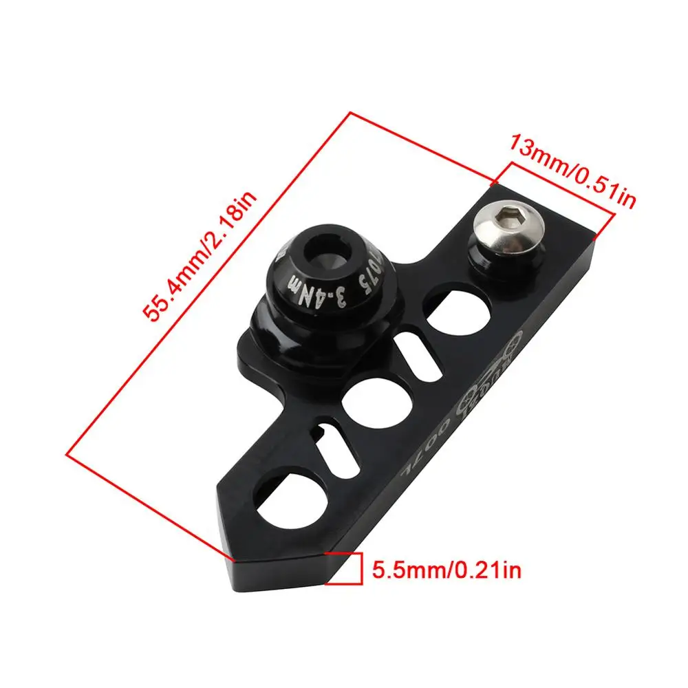 

2PCS Bicycle mountain brake V-brake pads with mud trough bicycle brake pads Extender Brake Extension Adapter Bike Accessories