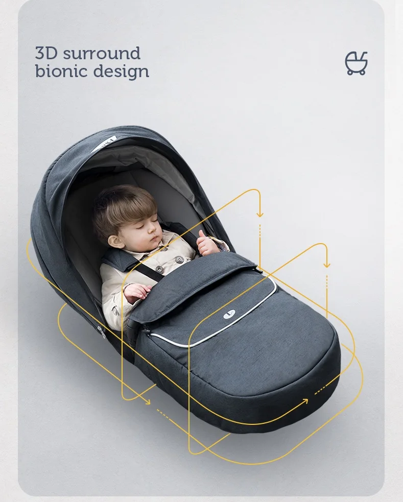 VIKI высокий ландшафтный светильник взвешивающая детская коляска портативная