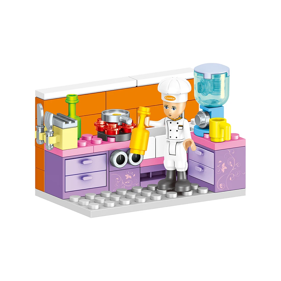 731 шт маленькие строительные блоки совместимые с друзьями модель виндзорского