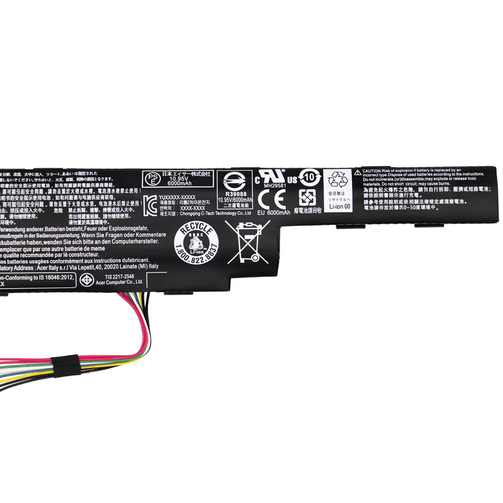 Аккумулятор для ноутбука AS16B5J AS16B8J 65.7Wh 6000 мАч Acer Aspire 3 icr19/66 2 100% новые батареи PLUS +