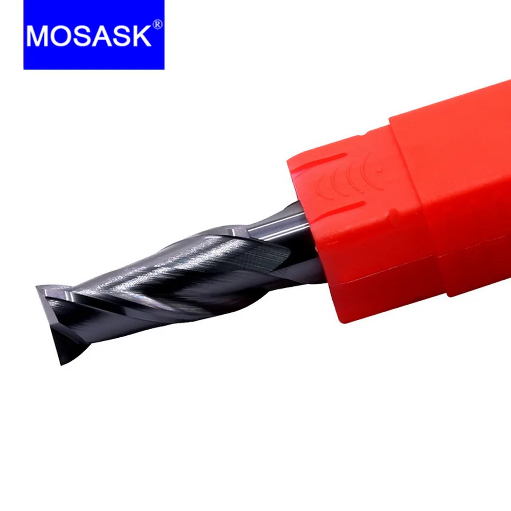 Фреза токарная MOSASK HRC45 1 шт. 2 канавки из нержавеющей стали 1/3/5 мм | Инструменты