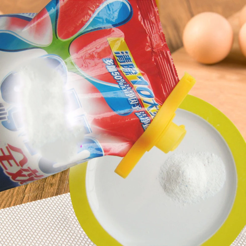 1 шт. сумка для хранения продуктов зажим сопла закусок уплотнительная рукоятка