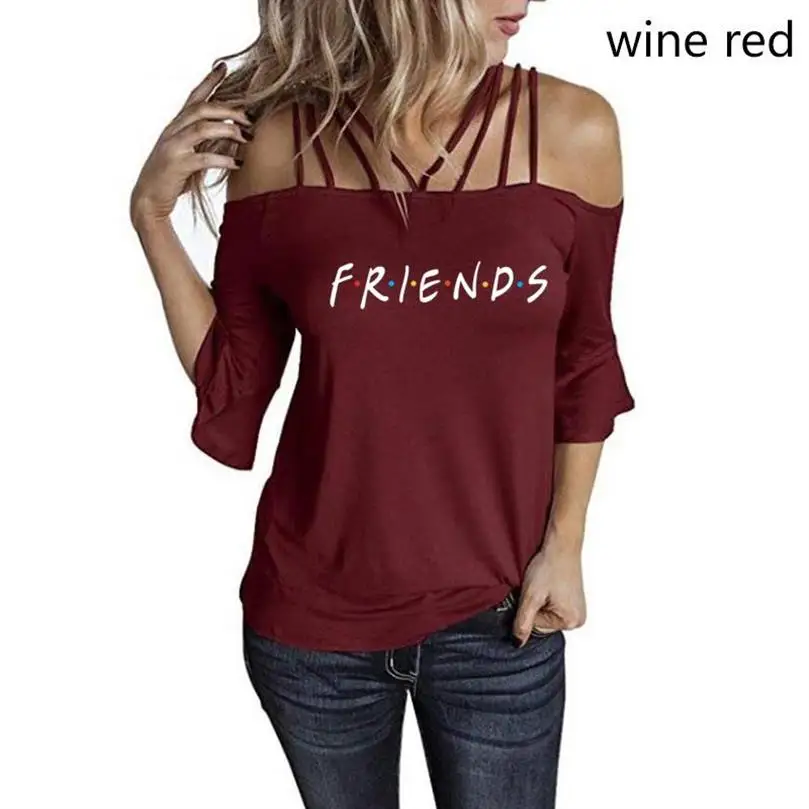

Friends Harajuku Funny Cartoon T Shirt Women Ullzang Streetwear T-shirt Fashion Anime Tshirt Casual Top Tees Female