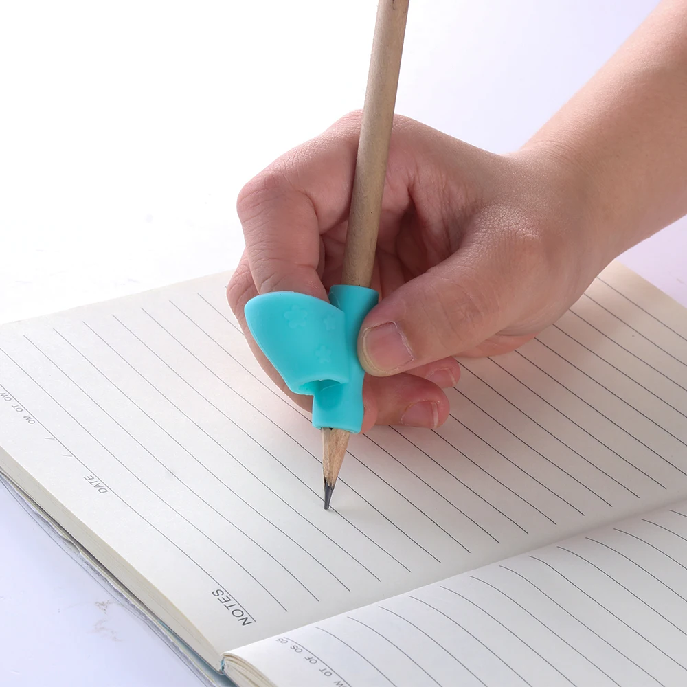 

Color Random 3 Pencils Handle Right Hand Helps Children Learn Holding Pen And Writing Posture Correction Magic Fits Pencil Soft