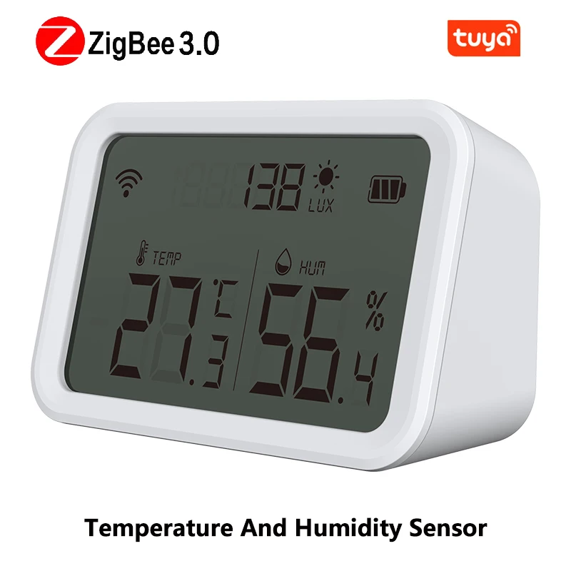 

Датчик температуры и влажности NEO Tuya Zigee, комнатный гигрометр, Умный домашний термометр, датчик с ЖК-дисплеем