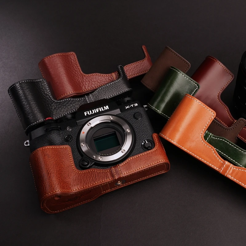 Кожаный чехол для фотоаппарата TP dermis Fuji XT3 XT2 | Электроника