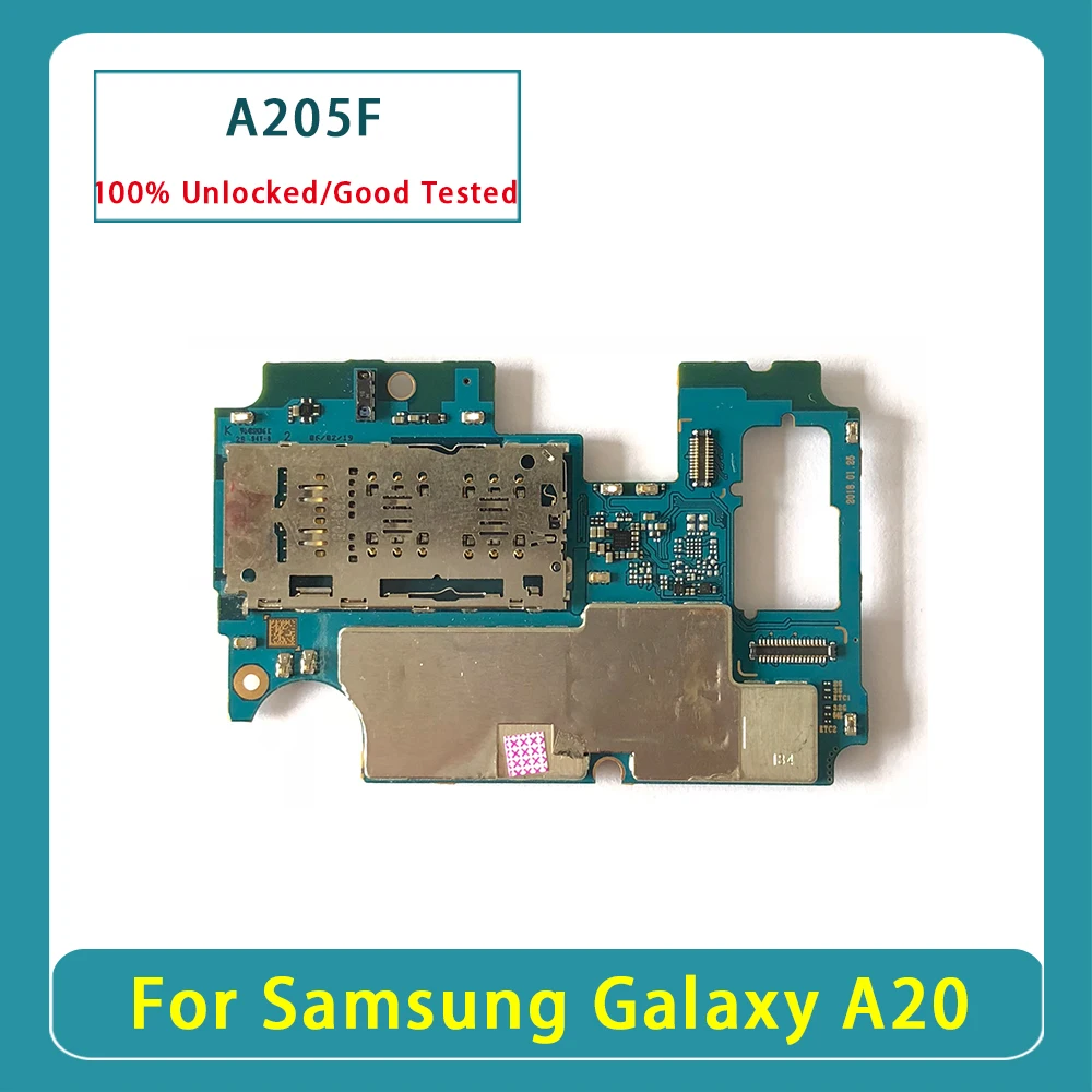 Оригинальная материнская плата TDHHX для Samsung Galaxy A20 A205F/FN/G с системой Android
