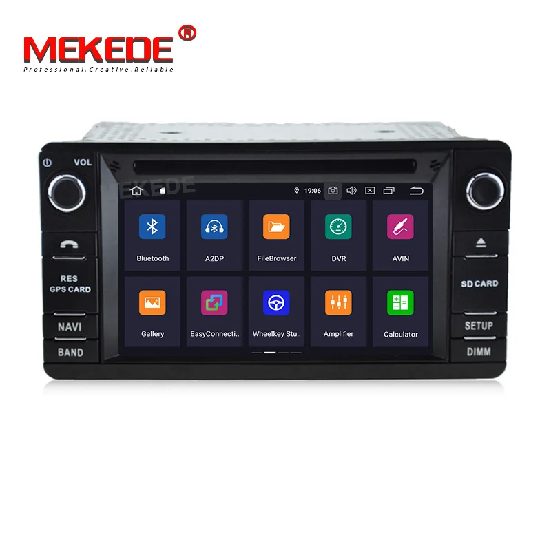MEDEKE автомобильный DVD мультимедийный плеер для Mitsubishi Outlander XL 2din Android 9,0 PX5 4+ 64G радио магнитофон навигация gps