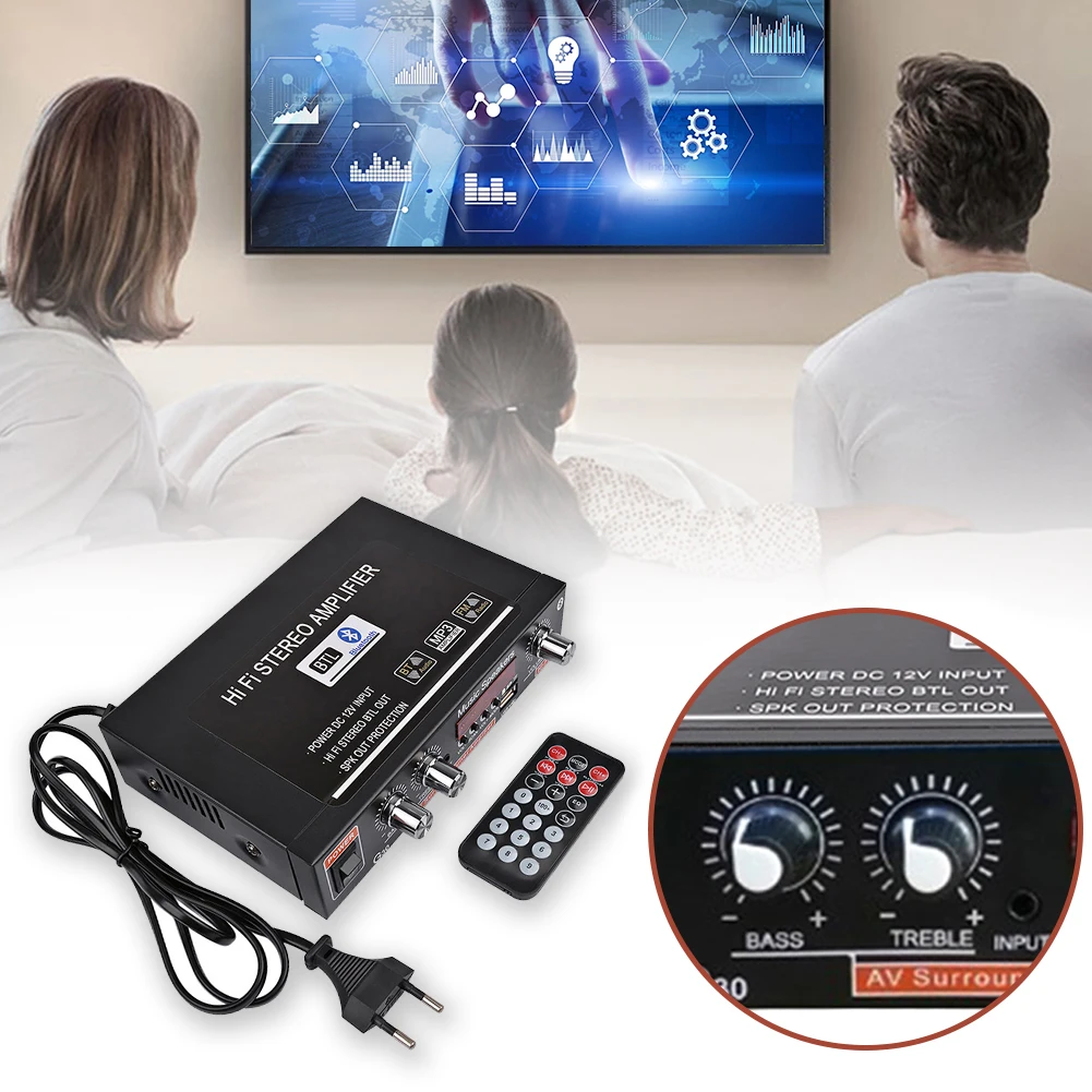 G30 звуковой мощный беспроводной Bluetooth двухканальный стерео усилитель система