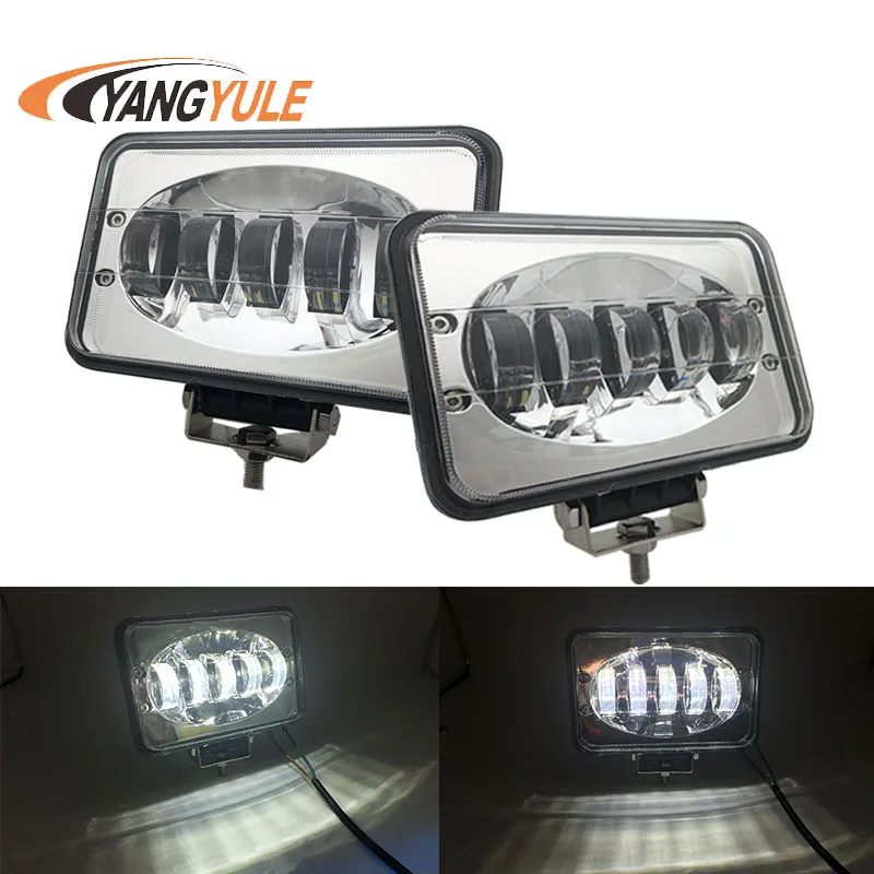 Светодиодный рабочий светильник для внедорожников лодок тракторов 6 дюймов 50 Вт