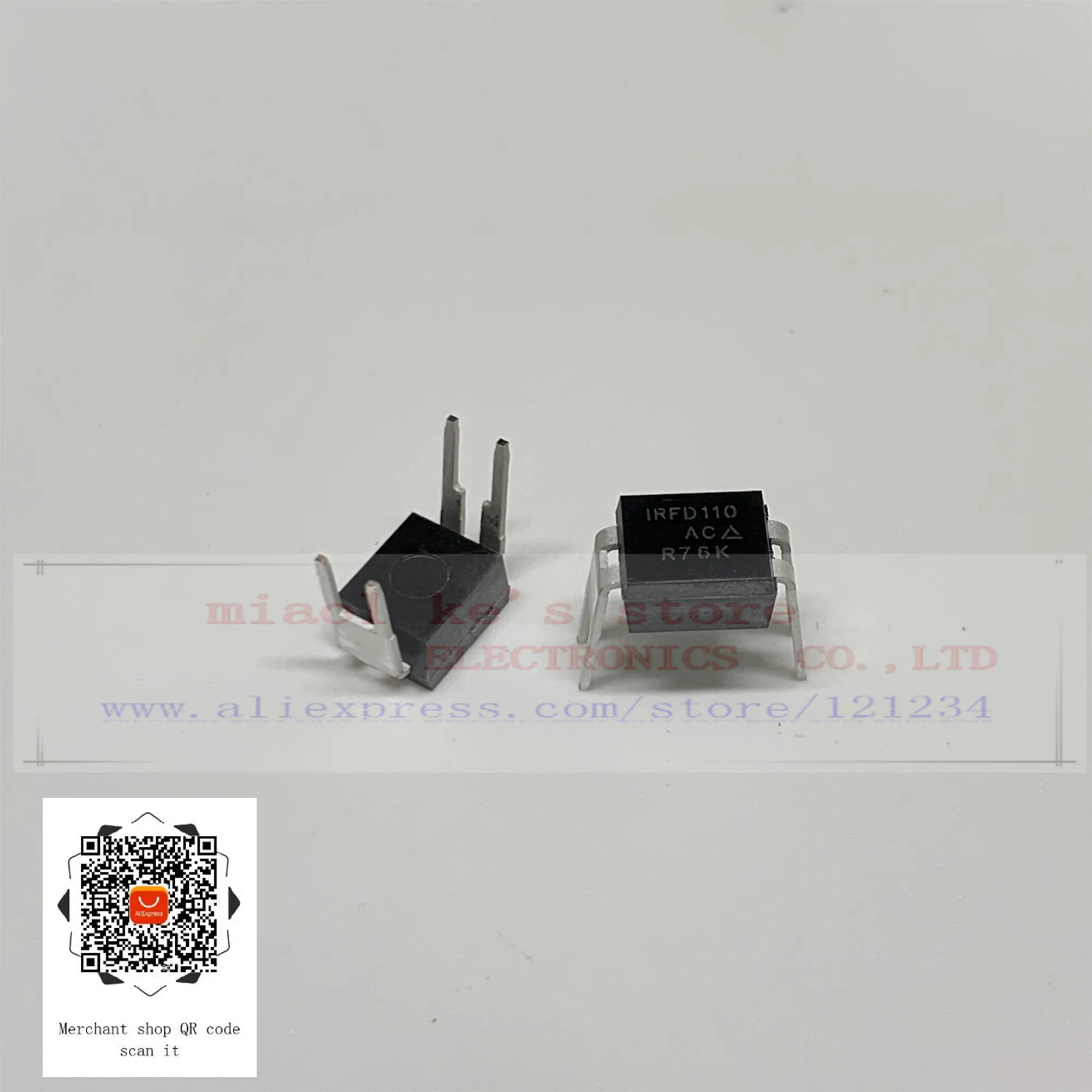 [5 шт. 10 шт.] 100% Новый оригинальный IRFD110PBF IRFD110 [ MOSFET N Channel 100V 1A 1 3 W DIP4] новый Высокое