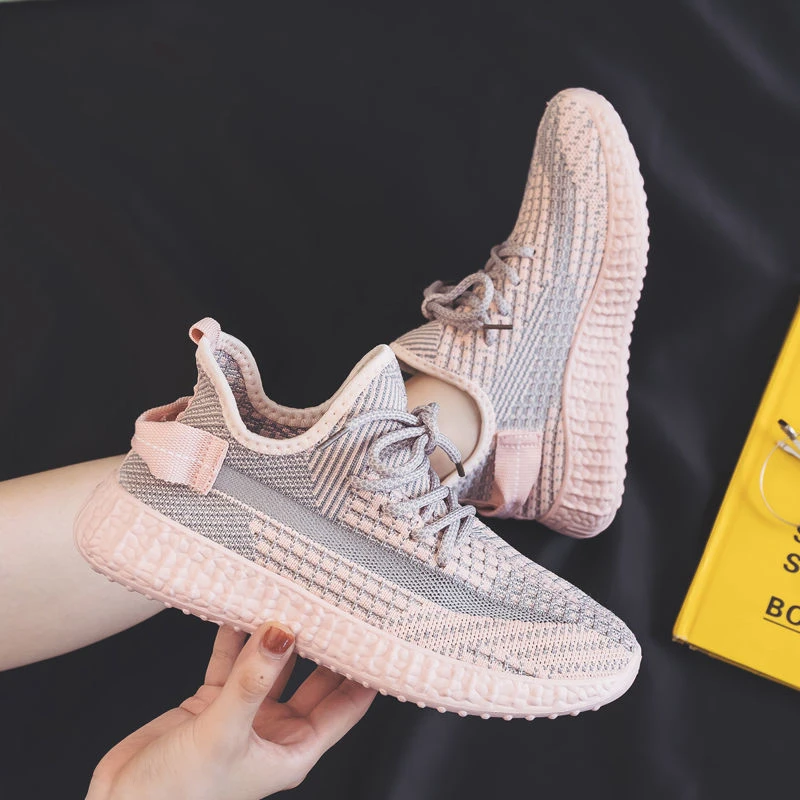 

White running shoes for women 2021 New frenulum flat non-leather casual shoes luxury sneakers skate grey Women's tennis shoes