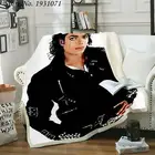 Флисовое одеяло с 3D принтом Майкла Джексона для кровати толстое одеяло модное покрывало шерпа одеяло для взрослых и детей 05