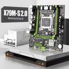 Материнская плата JINGSHA M-ATX X79M, Lga 2011, USB2.0, разъем двух каналов с 1 * PCI-E 16X 4 * DDR3 NVME M.2 SSD, ECC REG, ОЗУ до 64 ГБ