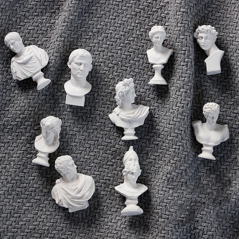 Миниатюрный литой бюст из смолы 1 шт. скульптура карандаш эскиз древнего мифа